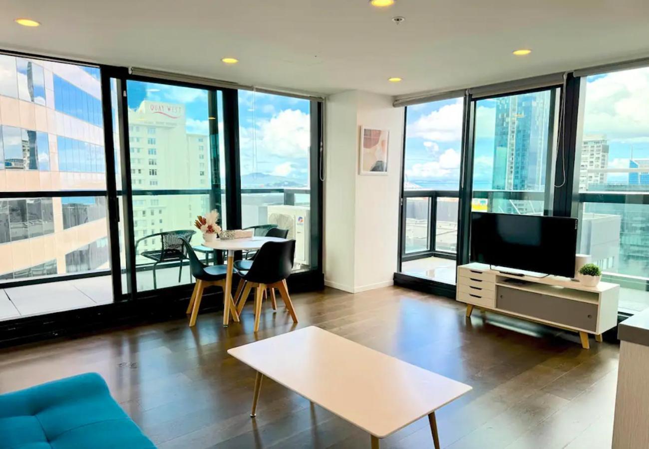 Gorgeous Seaview 2 Bedroom Apartment In Auckland Cbd Ngoại thất bức ảnh