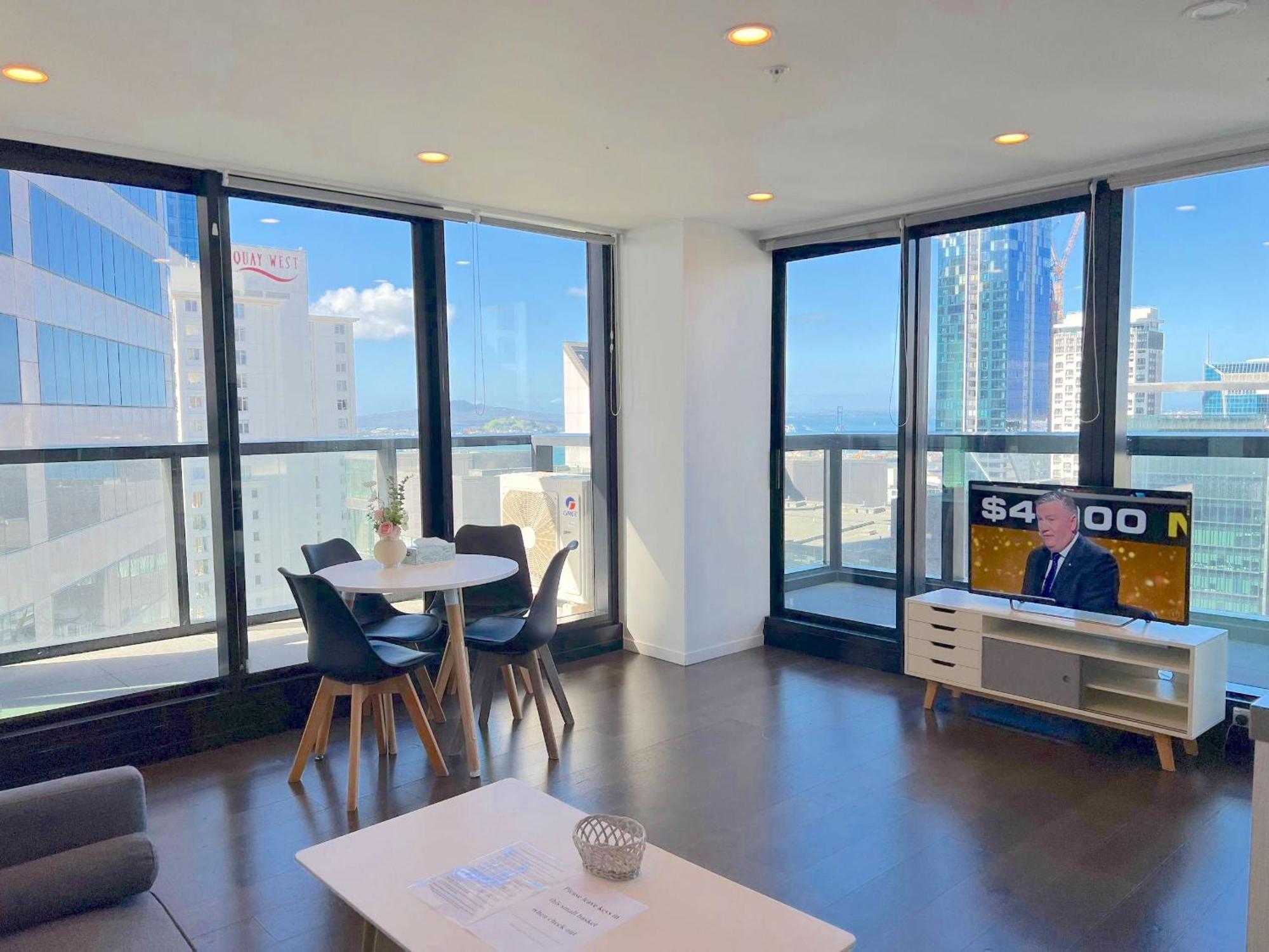 Gorgeous Seaview 2 Bedroom Apartment In Auckland Cbd Ngoại thất bức ảnh